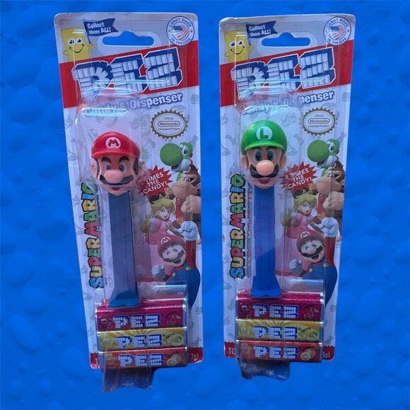 New Sealed PEZ: Super Mario Twin Pack & Single Mario & Luigi Bundle - Picture 4 of 5